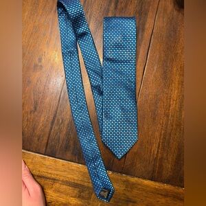 Donald Trump collection Elegant Blue Patterned Tie